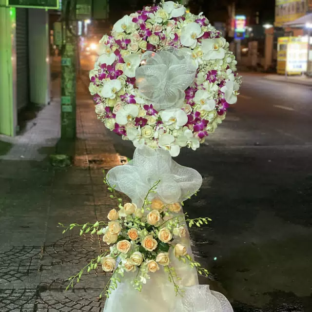 Hình ảnh hoa giao hàng thực tế